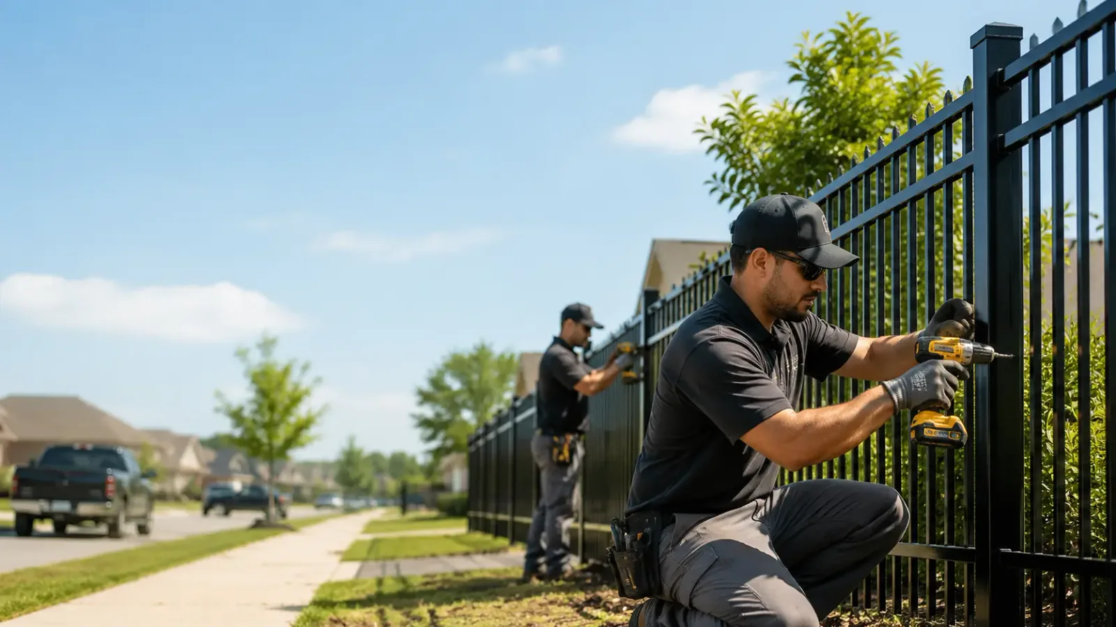 Metal Fence Installation in Cumming, IA